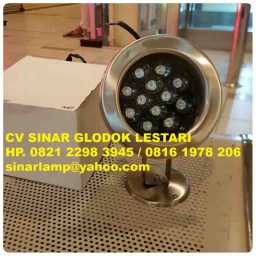 Lampu Swimming Pool Air Mancur 12 watt Lampu Swimming Pool Air Mancur 12 watt